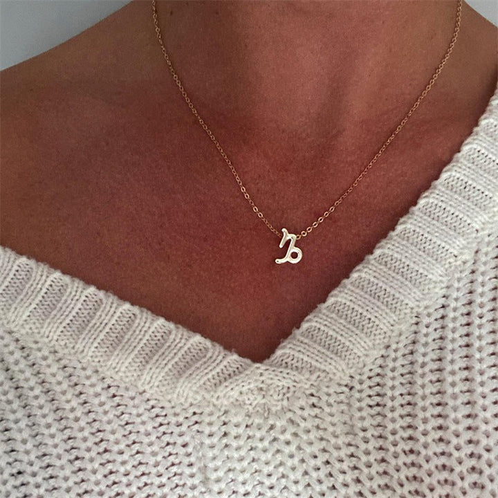Celestique Pendant with Star Sign | Gold