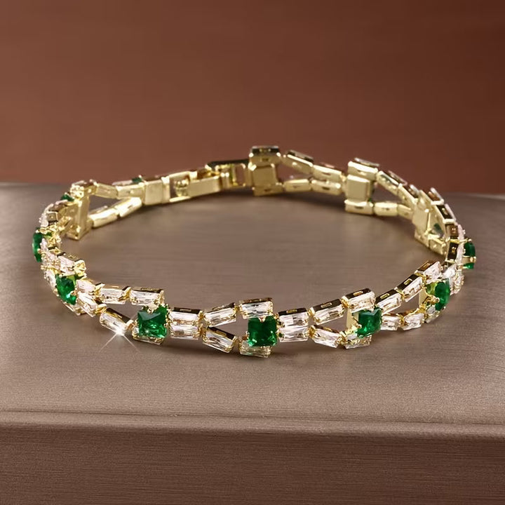 Verde Link Tennis Bracelet