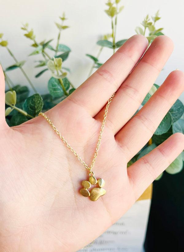 Necklace with Paw Charm