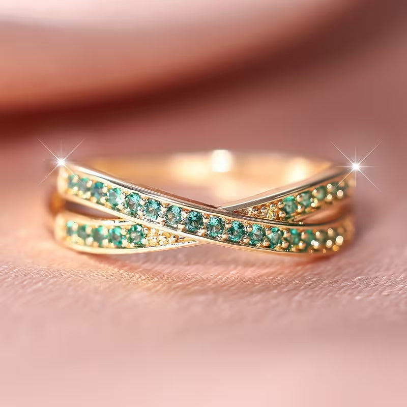 Emerald Flow Ring