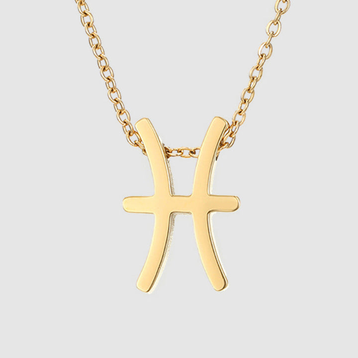 Celestique Pendant with Star Sign | Gold