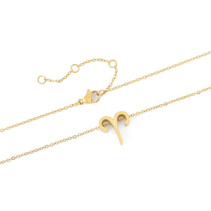 Celestique Pendant with Star Sign | Gold