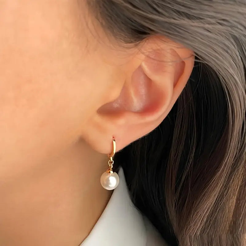 Gold Pearl Jewellery Set