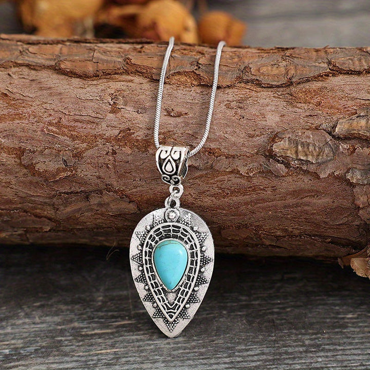 Arlisse Turquoise Teardrop Necklace