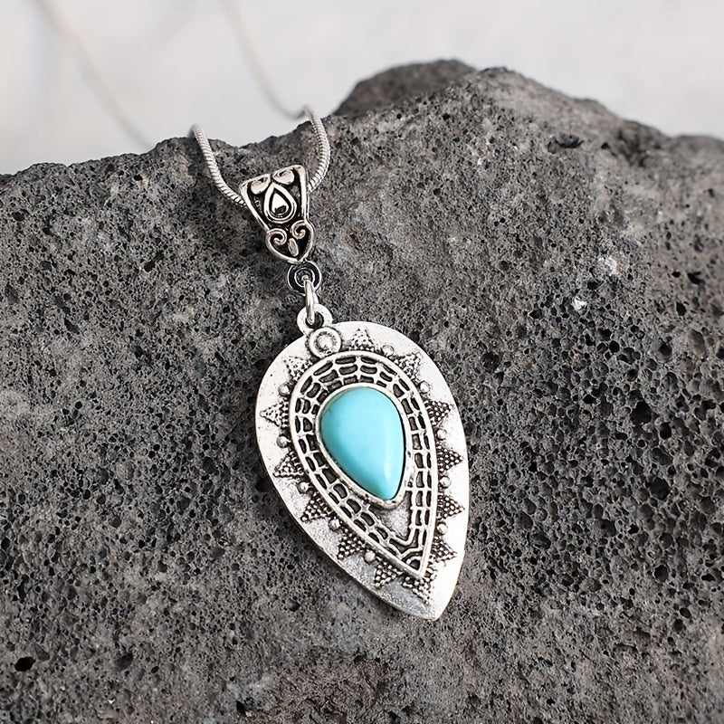Arlisse Turquoise Teardrop Necklace