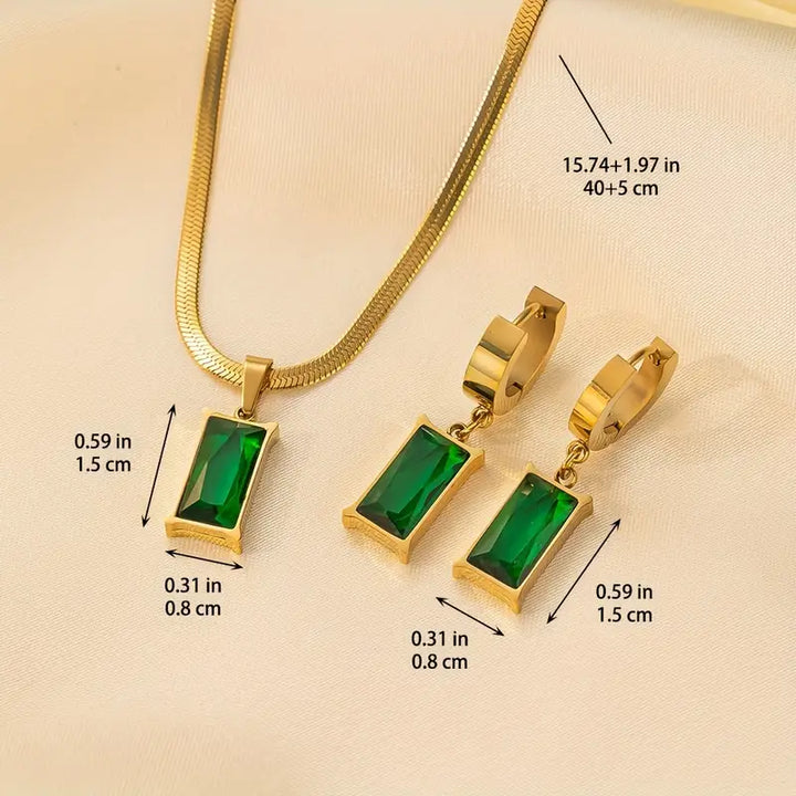 Lunara™ | golden jewellery set
