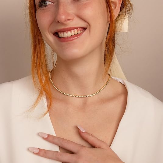 Elegant Necklace Valentina | Gold