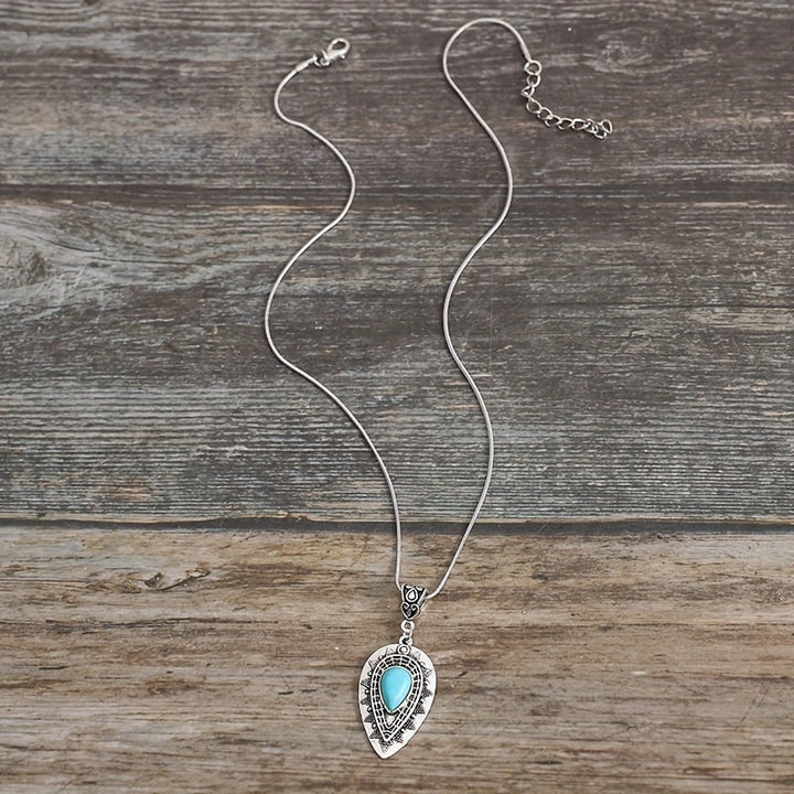 Arlisse Turquoise Teardrop Necklace