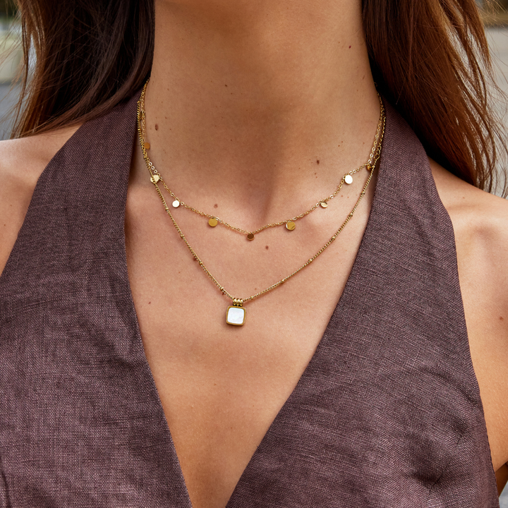 Agatha Necklace with Drops