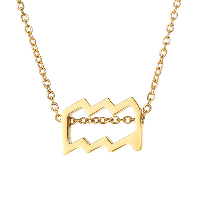Celestique Pendant with Star Sign | Gold
