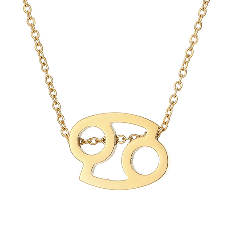 Celestique Pendant with Star Sign | Gold