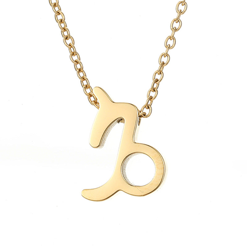Celestique Pendant with Star Sign | Gold