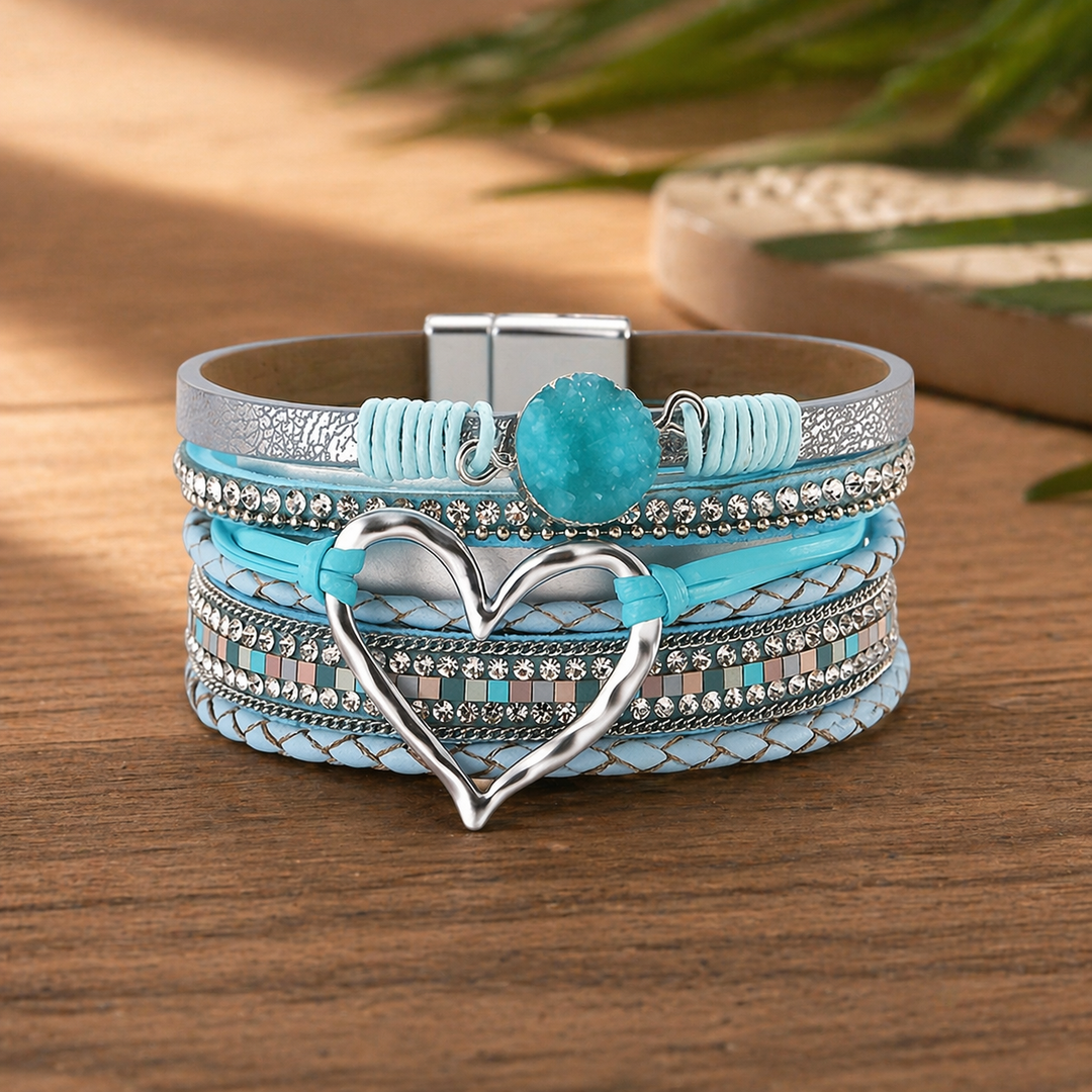 Isla Bohemian Heart Bracelet