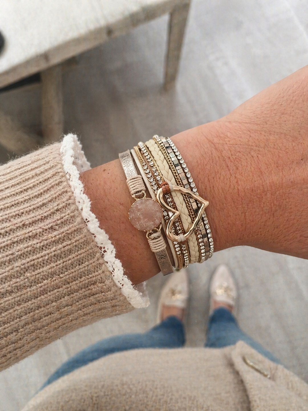 Isla Bohemian Heart Bracelet