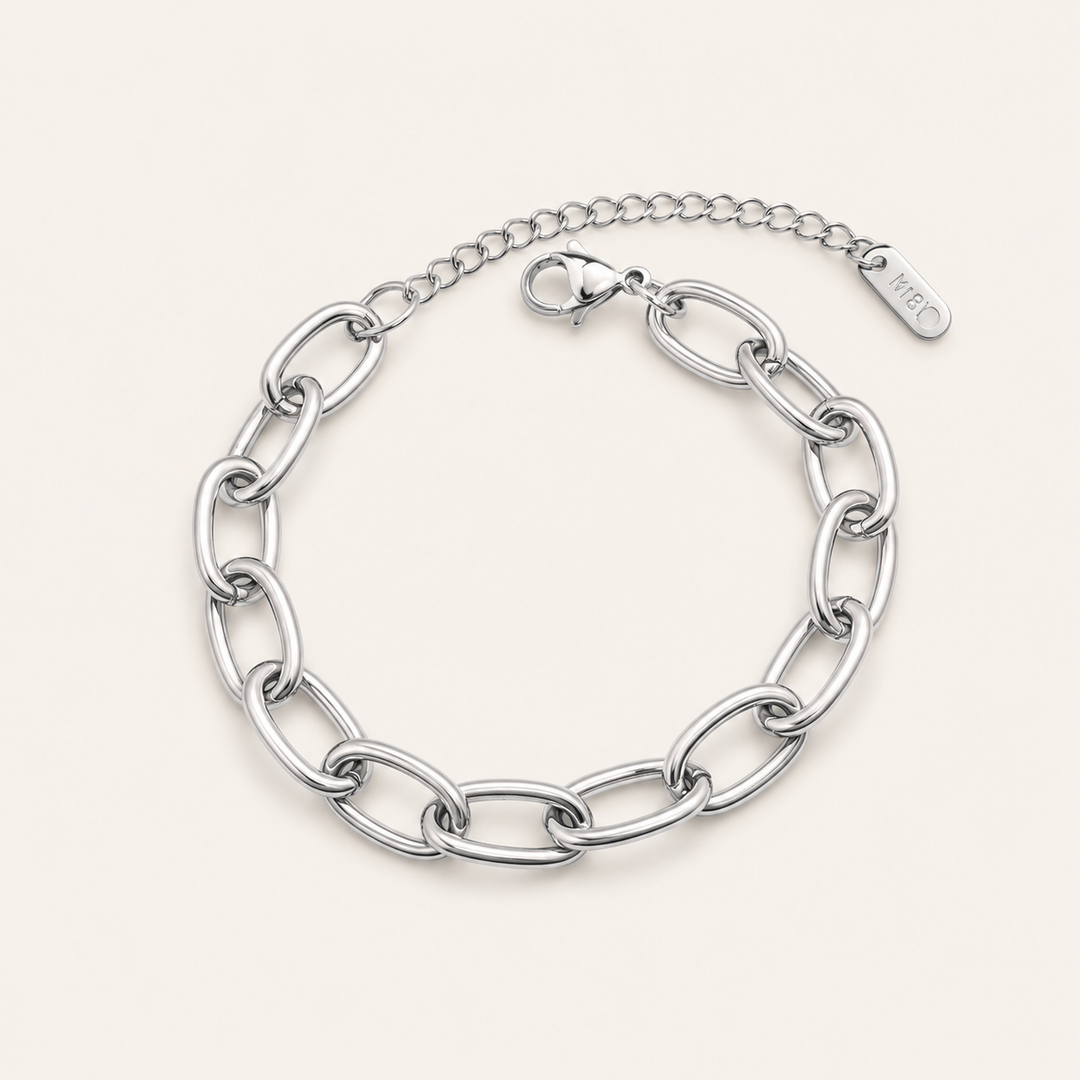 Tulum Chunky Paperclip Bracelet