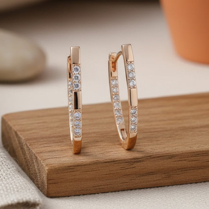 Elegant Zirconia Earrings