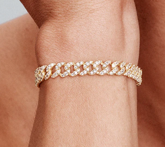 Cuban Pave Bracelet
