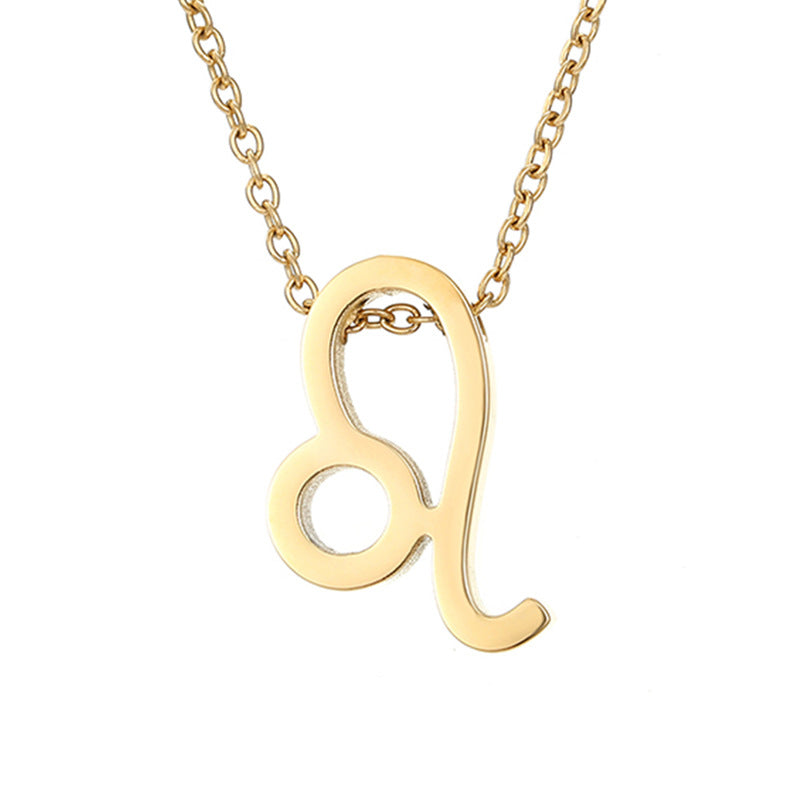 Celestique Pendant with Star Sign | Gold