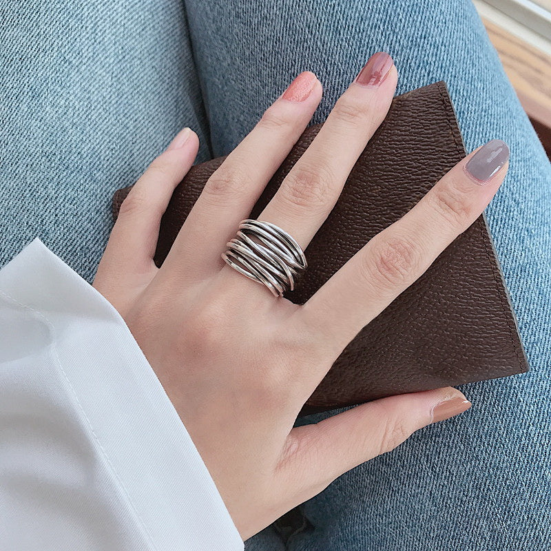 Adjustable Ring with Layers