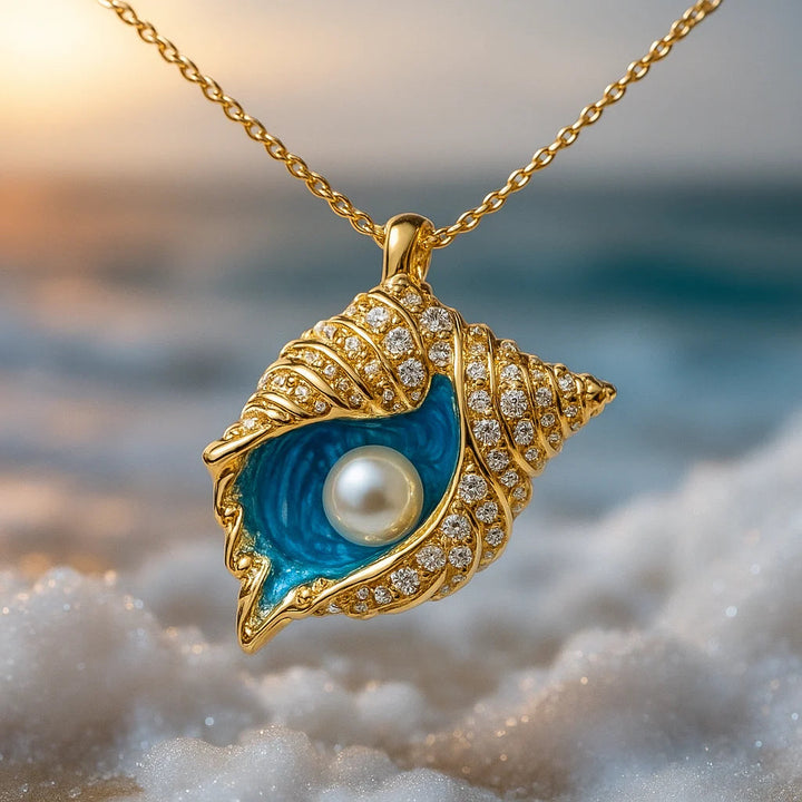 Pearl & Shell Pendant Necklace