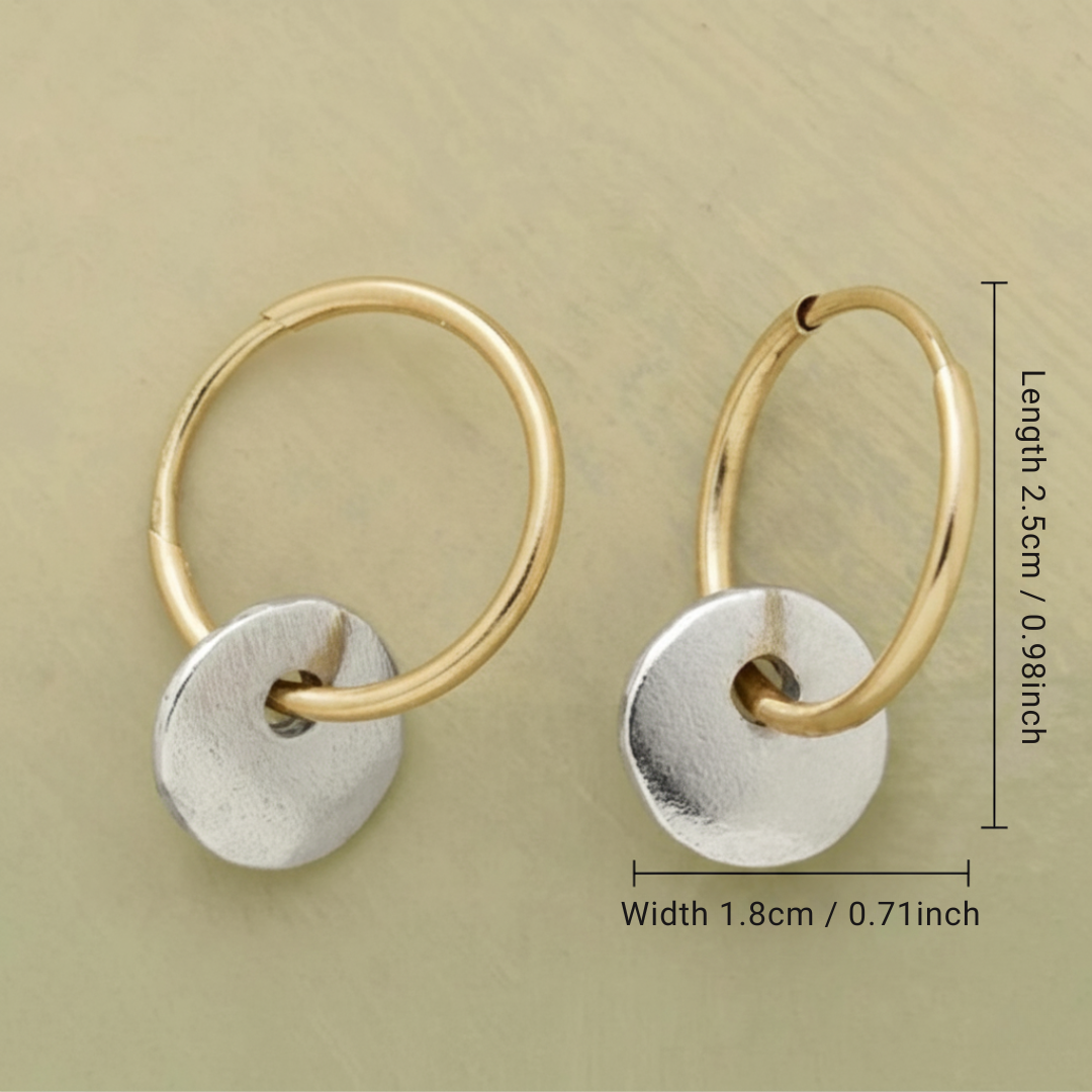 Elegant hoop earrings