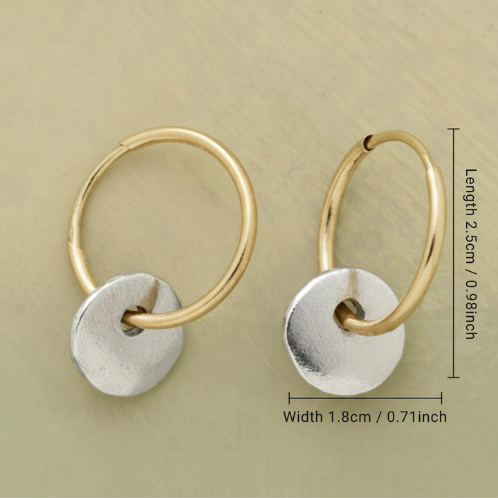 Elegant hoop earrings
