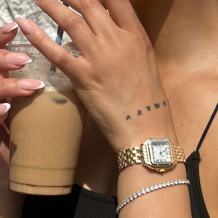 Minimalist Gold Watch
