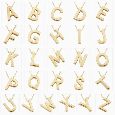 Initial Letter Necklace