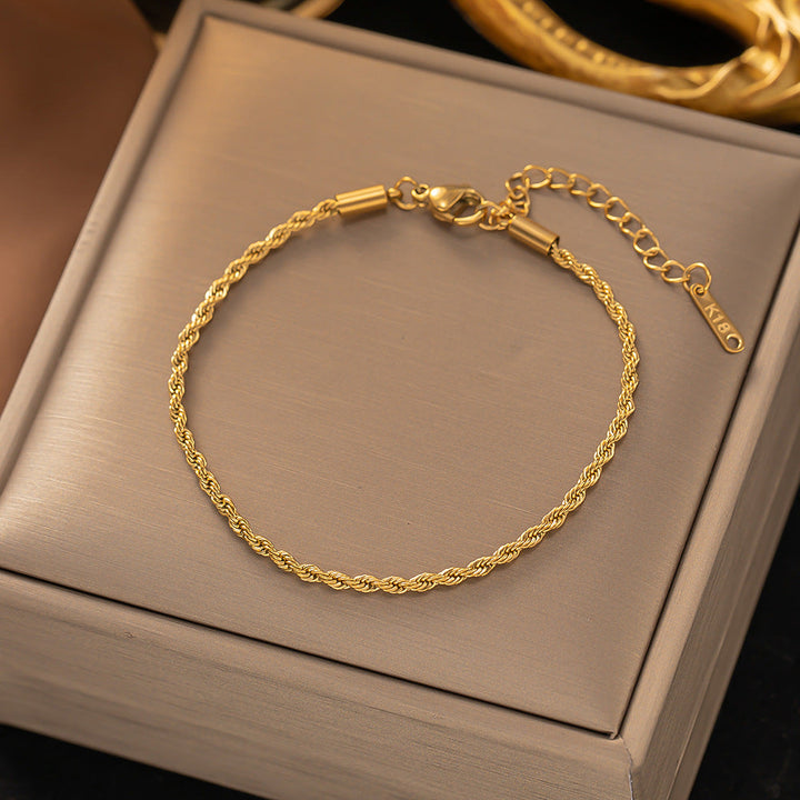 Woven Bracelet | Gold