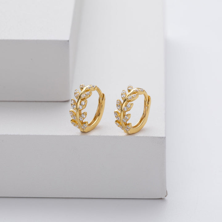 Leaf-Shaped Earrings