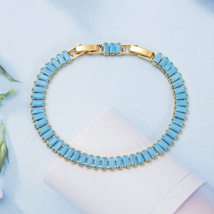Turquoise Vertéa Tennis Bracelet