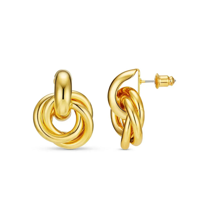 Woven Earrings | Gold