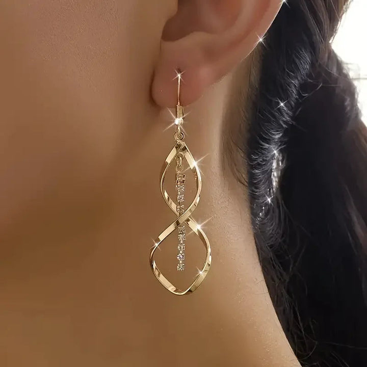 Sunray Spiral Earrings