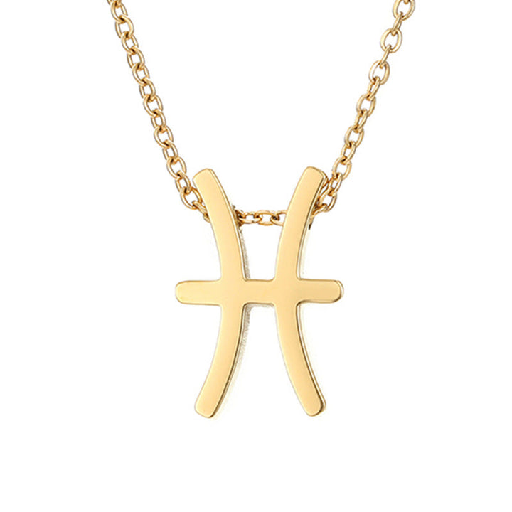 Celestique Pendant with Star Sign | Gold