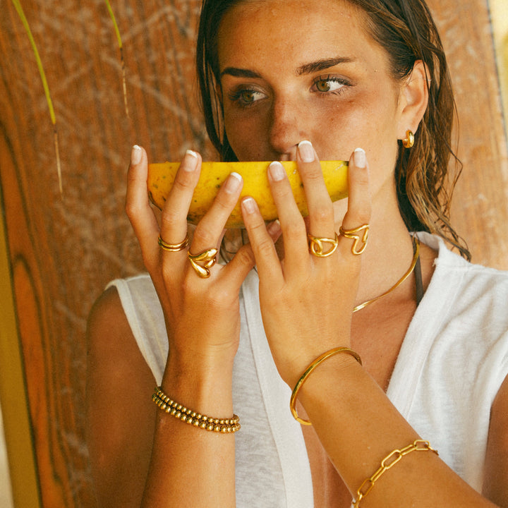 Tulum Chunky Paperclip Bracelet