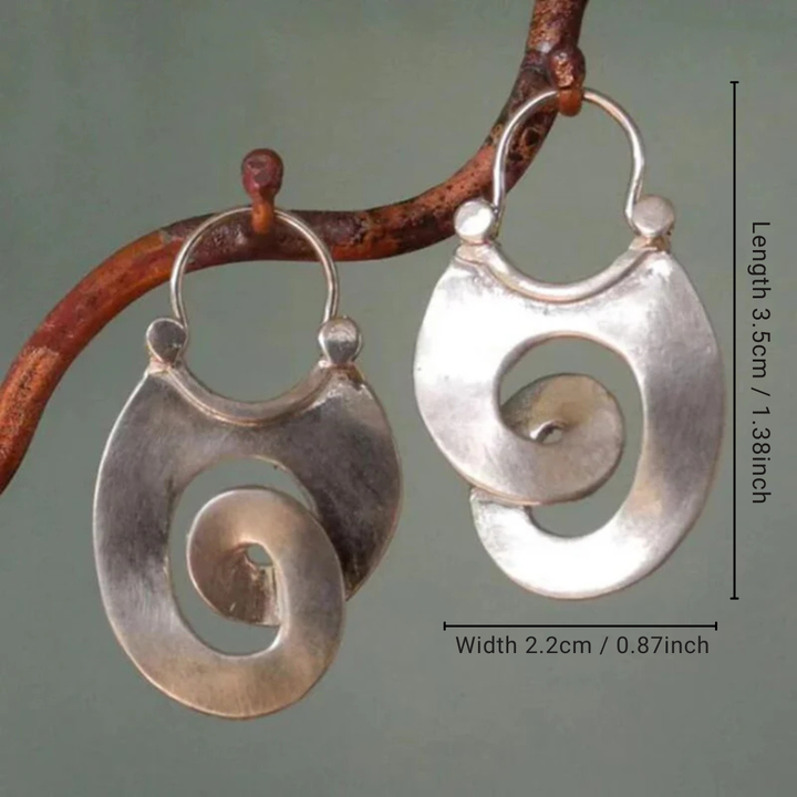 Vintage Spiral Earrings