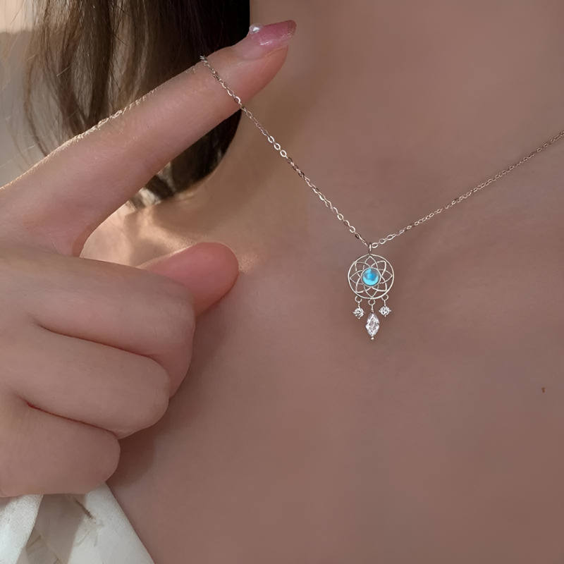 Moonstone Pendant - Dreamcatcher