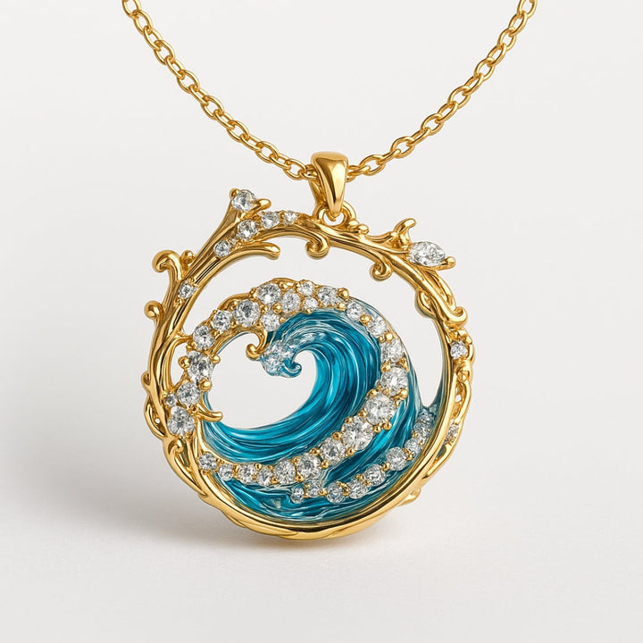 Aqua - Elegant Necklace of Sea Oaths