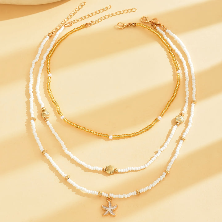 Marina Starfish Layered Necklace