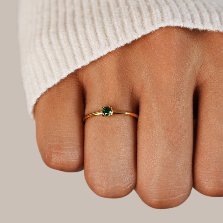 Rings with birthstone