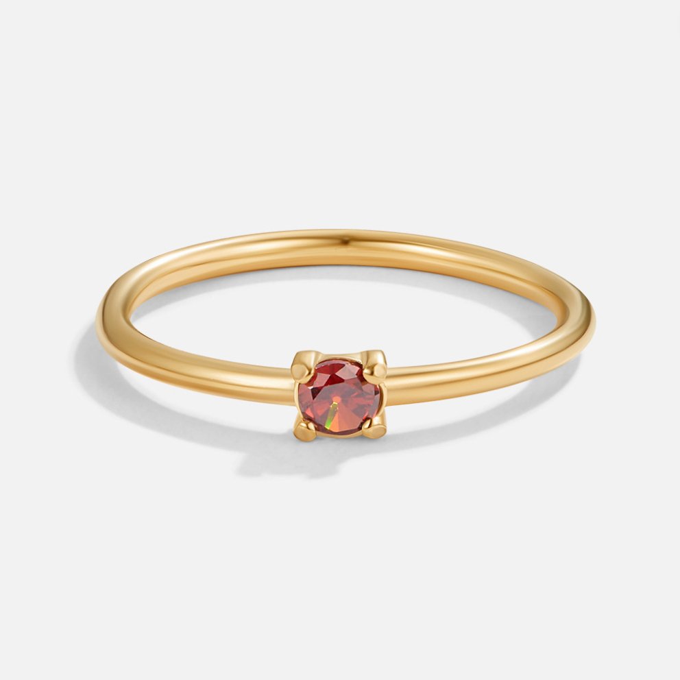 Rings with birthstone