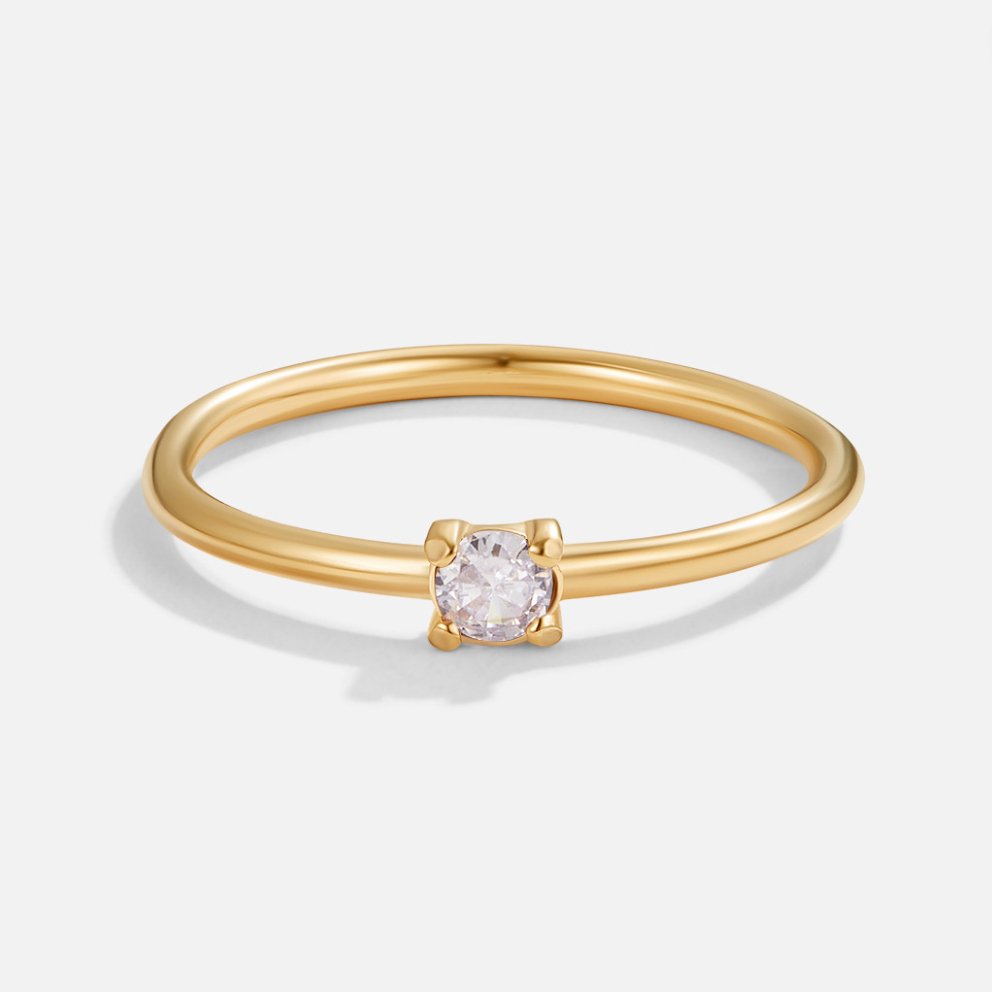Rings with birthstone