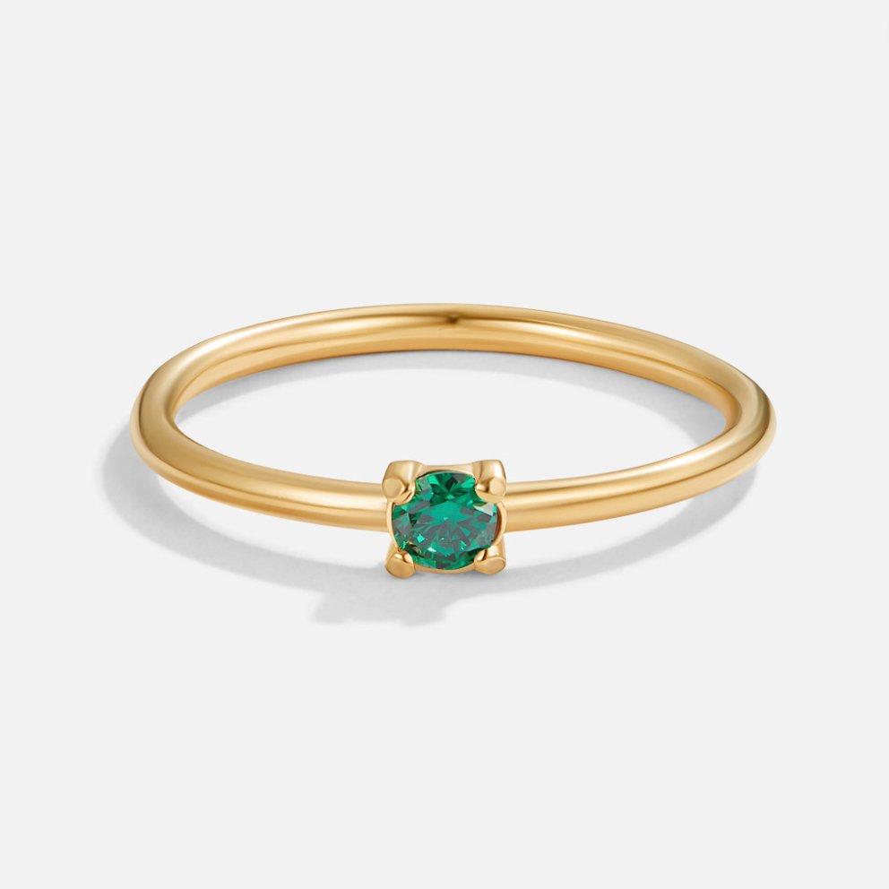 Rings with birthstone