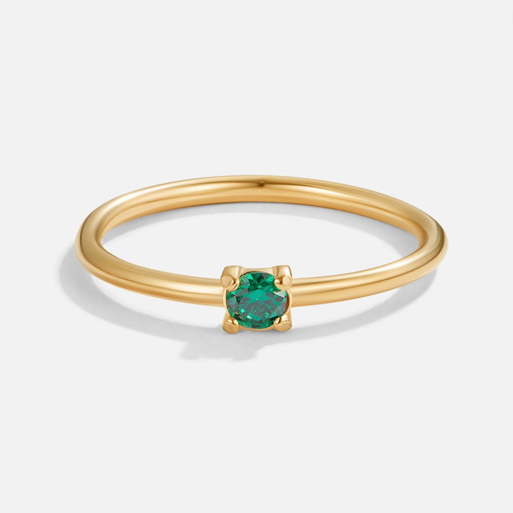Rings with birthstone