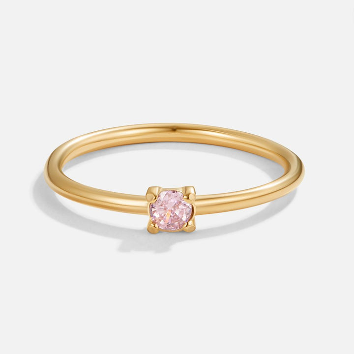 Rings with birthstone