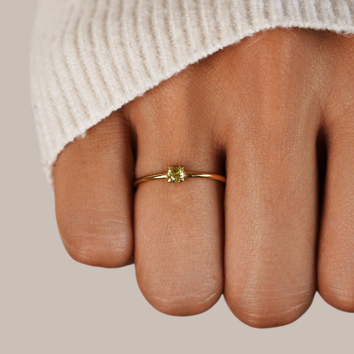 Rings with birthstone