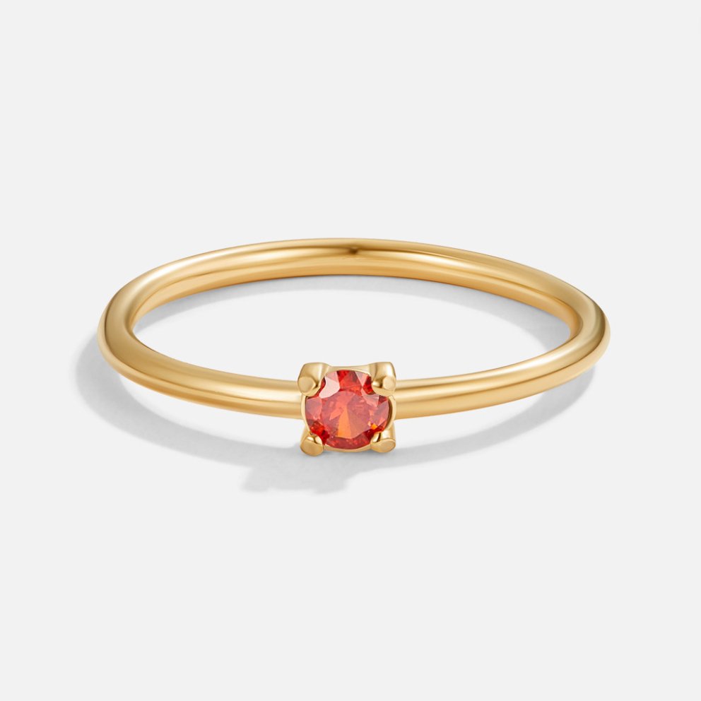 Rings with birthstone