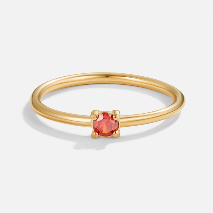 Rings with birthstone