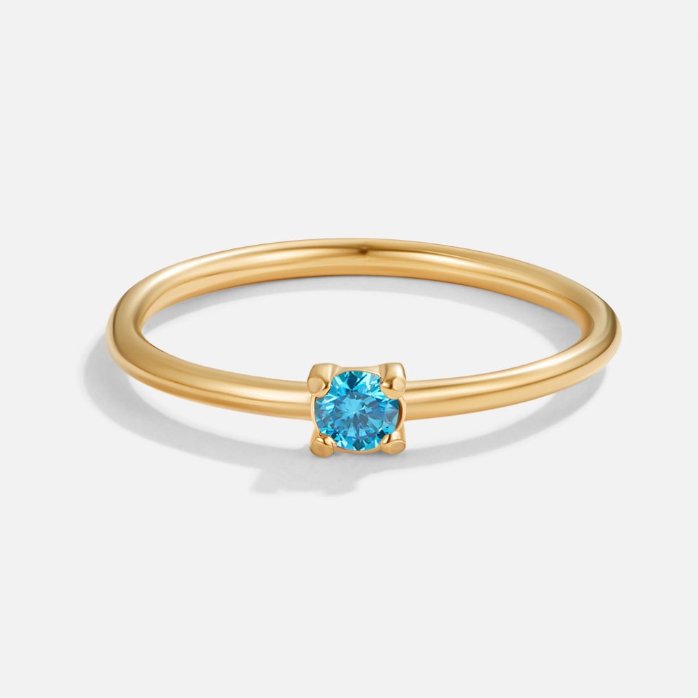 Rings with birthstone