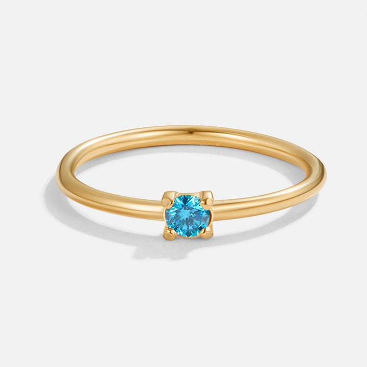 Rings with birthstone